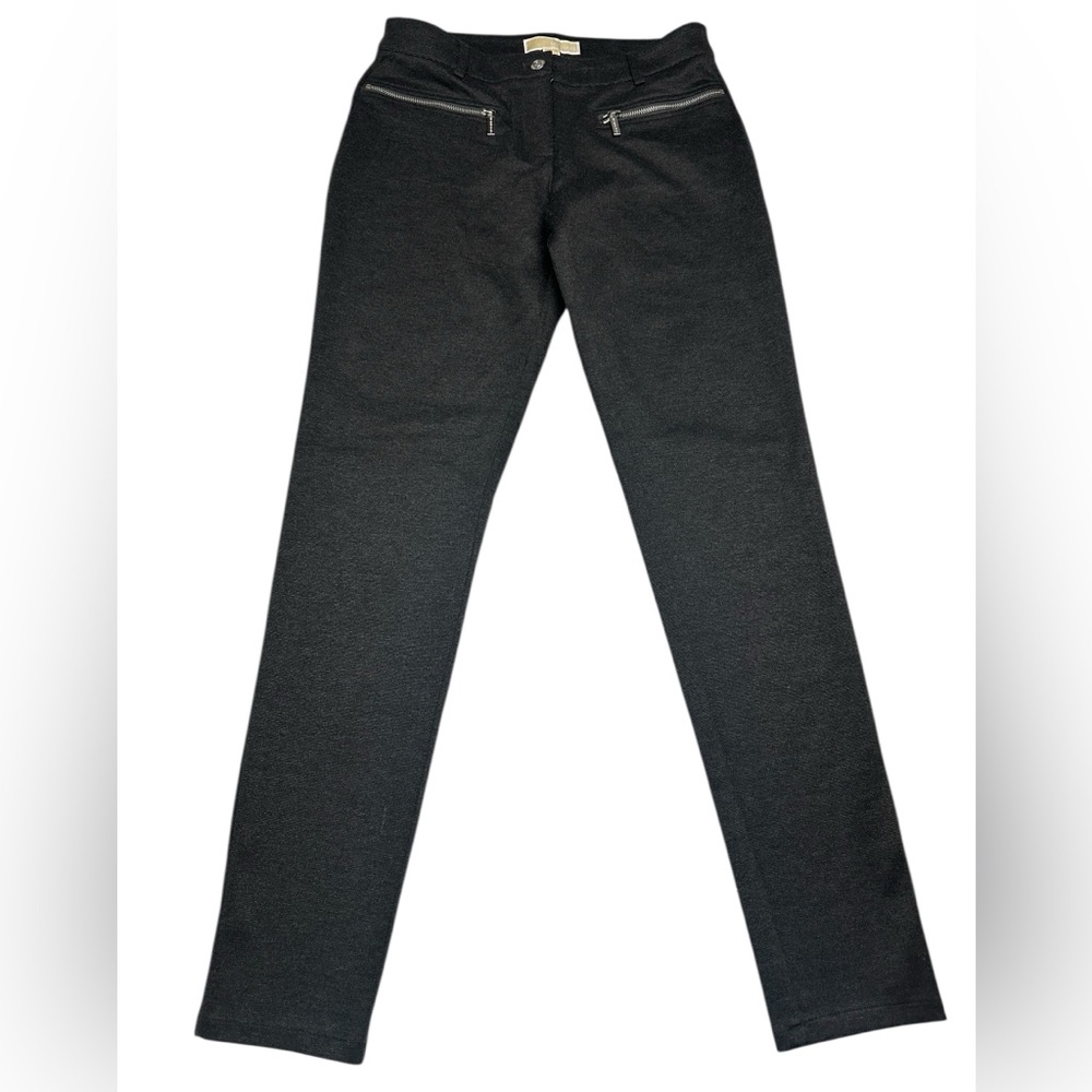 MICHAEL KORS / Charcoal Gray Skinny Pants Leggings / Size 6 / NWOT Goth Preppy